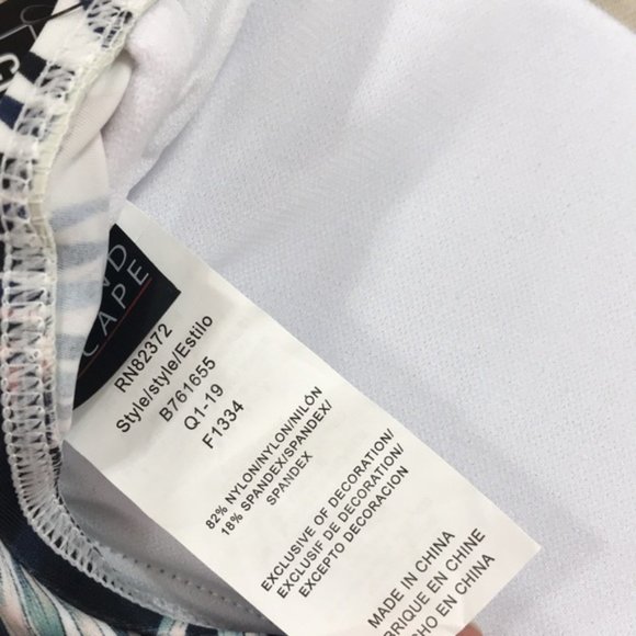 Island Escape Costa Rica Tiered Tankini Top - Picture 6 of 8